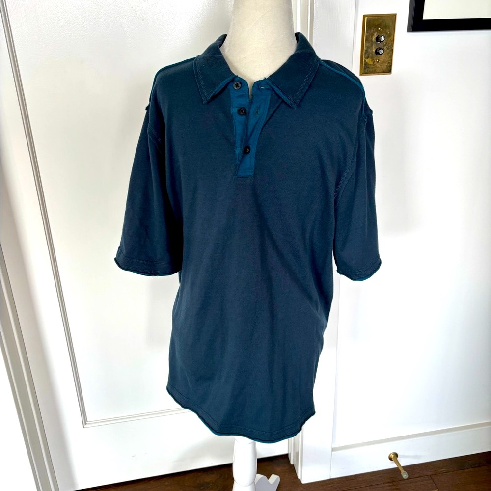 Carbon2Cobalt Short Sleeve Polo Shirt Sz M #1